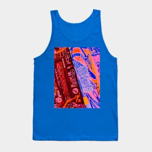 Street Art Fluo Graffiti Tag NYC Tank Top